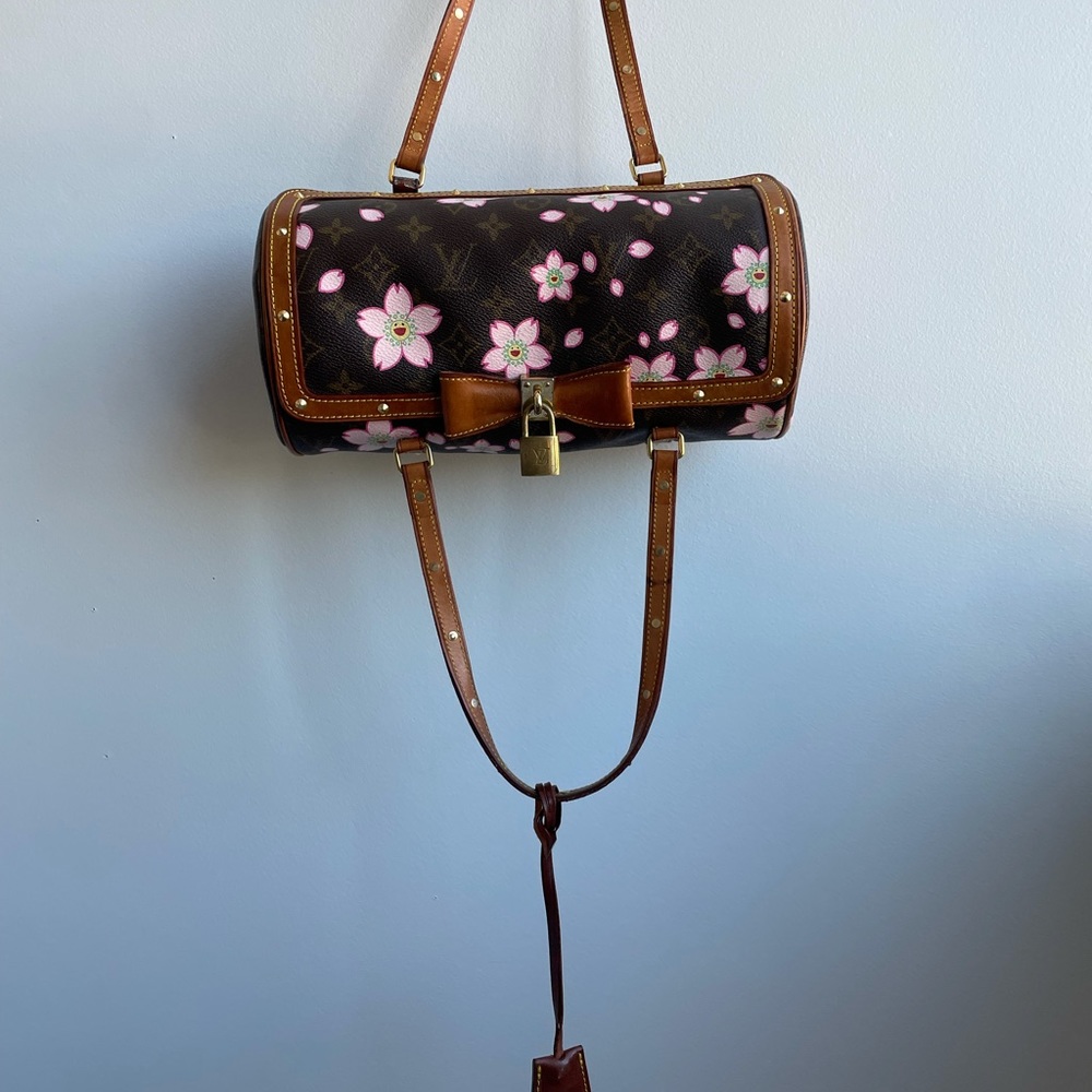 Louis Vuitton x Takashi murakami cherry blossom bag